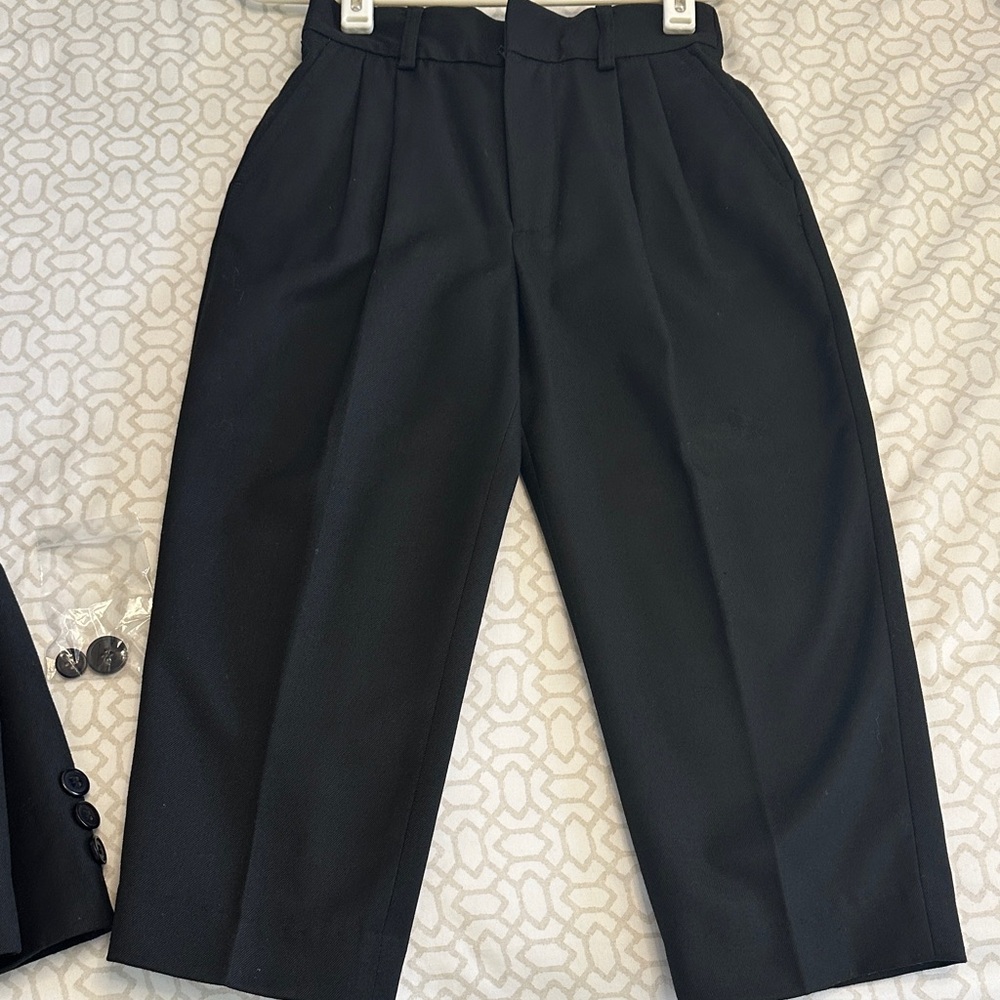 Boys’ 2-pc. Suit Set in black color. - Picture 6 of 6